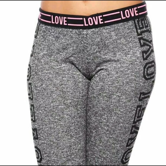 Heather gray Pink Fitted Slim Jogger Pants - Picture 2 of 4